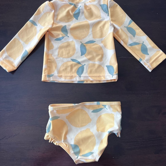Carter's Lemon Print Rashguard Set - Picture 4 of 4
